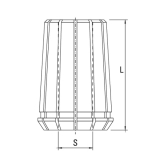 Upínací kleština GUHDO 462E (DIN 6388) S10×52 mm