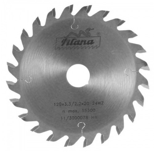 SK Předřezový kotouč 120×3,4×22 mm, 24 WZ, PILANA