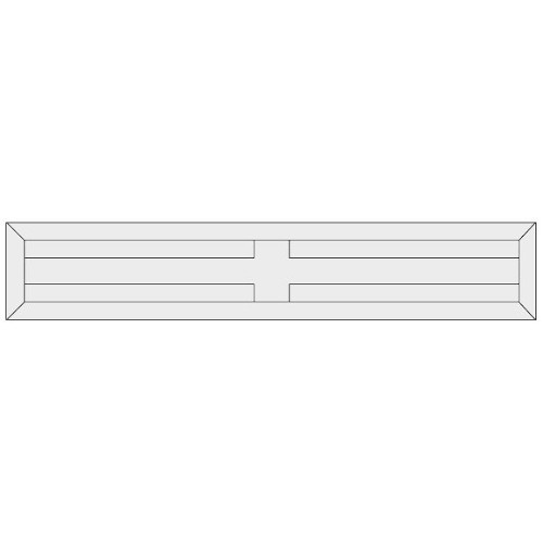 Žiletka tvrdokovová 20×4,1×1,1 mm 4 břity UNI