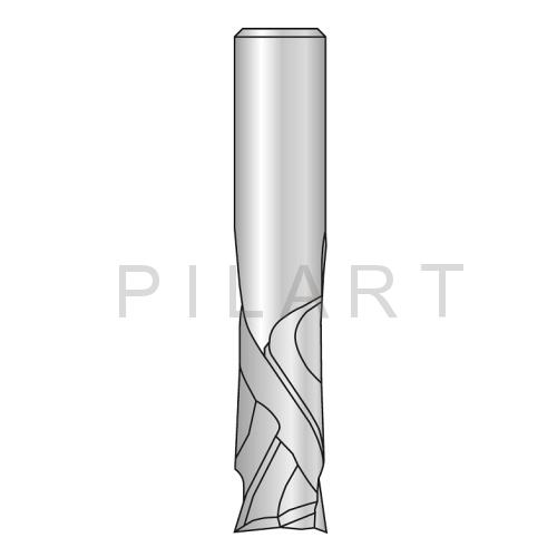 Spirálová fréza GUHDO 16×52×110 mm, S16, Z2+2, POZ.-NEG., RH