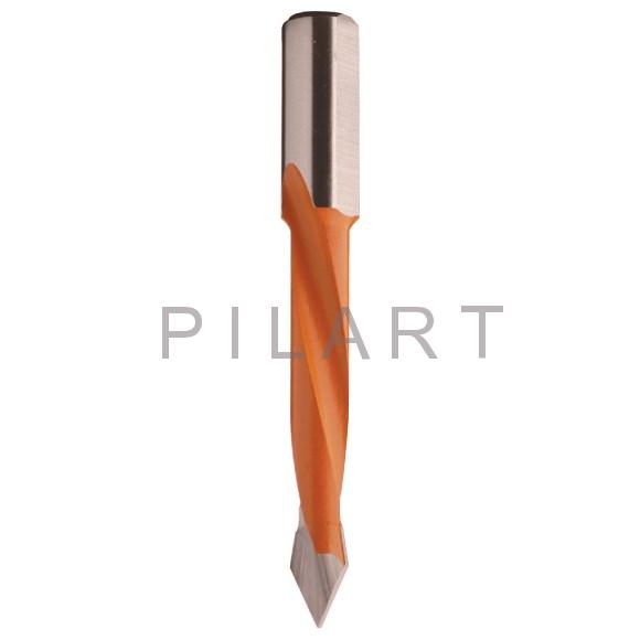 SK kolíkovací vrták CMT průchozí 10×44×77 mm, S10, LH