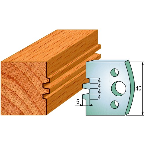 Profilový nůž 40×4 mm, profil č. 075