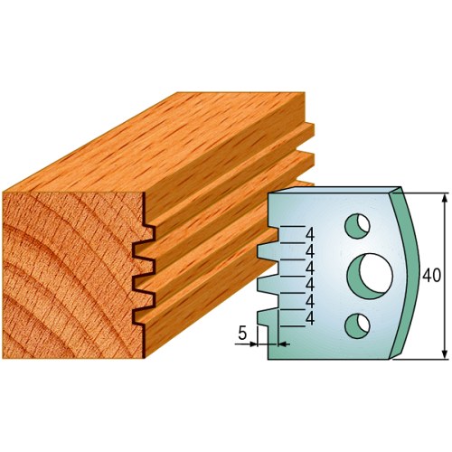 Profilový nůž 40×4 mm, profil č. 076
