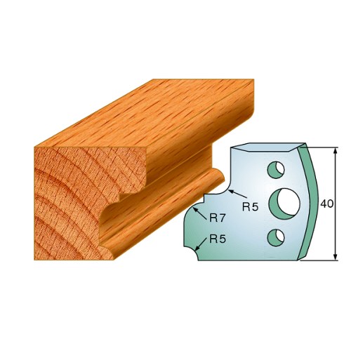 Profilový nůž 40×4 mm, profil č. 082