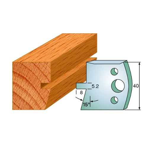 Profilový nůž 40×4 mm, profil č. 086