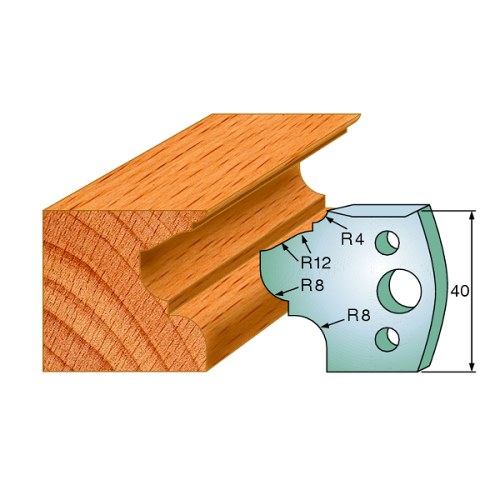 Profilový nůž 40×4 mm, profil č. 089
