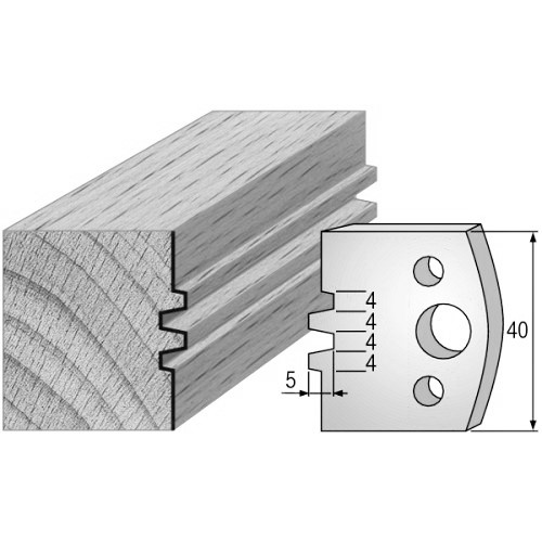 Omezovač 40×4 mm, profil č. 075