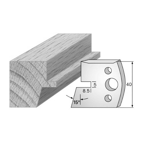 Omezovač 40×4 mm, profil č. 085