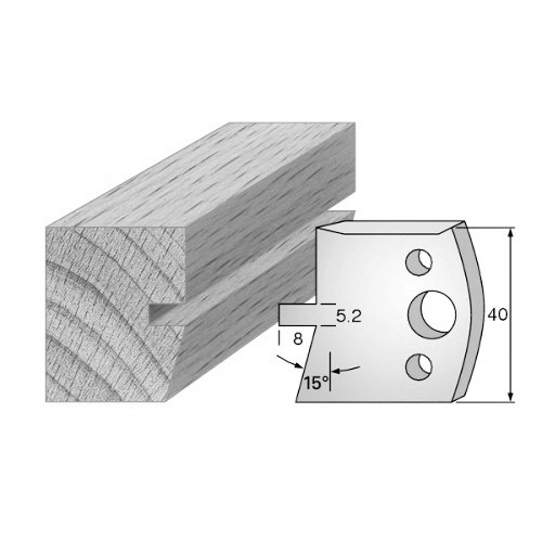 Omezovač 40×4 mm, profil č. 086