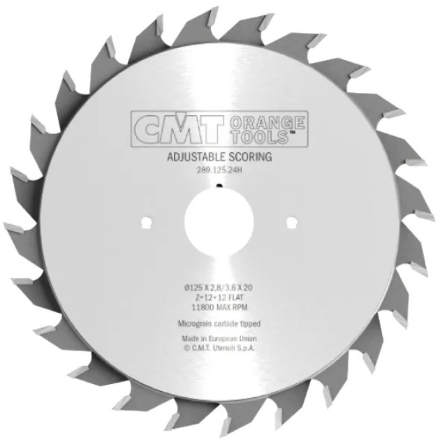 SK Předřezový kotouč 120×2,8-3,6×22 mm, 12+12 WZ, CMT