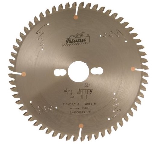 SK pilový kotouč 210×2,8×30 mm, 60 TFZ N, PILANA