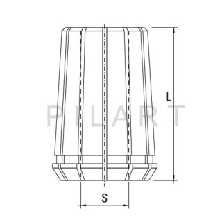 Upínací kleština GUHDO 462E (DIN 6388) S6×52 mm