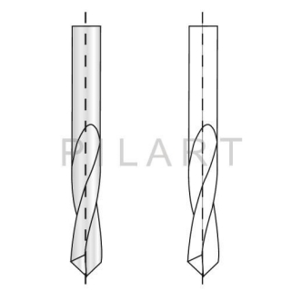 SK spirálový vrták ? 2,0×18×49 mm, LH, GUHDO