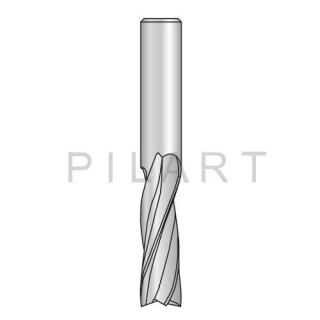 Spirálová fréza GUHDO 12×52×100 mm, S12, Z3, POZ., RH