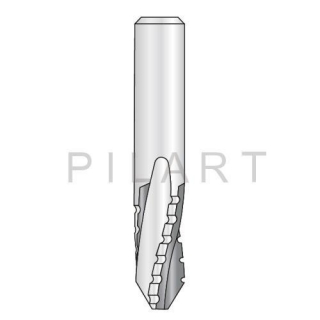 Spirálová fréza GUHDO hrubovací 16×73×140 mm, S16, Z2, POZ., RH