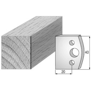 Omezovač 40×4 mm, profil č. 000