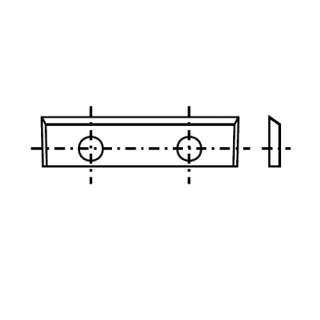 VBD TIGRA 28,0×7,0×1,5 mm, 3 břity, UNI