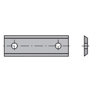 VBD CERATIZIT, 35°, 60,0×12,0×1,5 mm, 2 břity, UNI