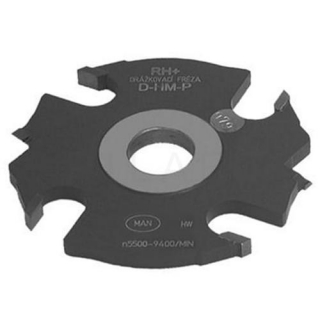 SK fréza drážkovací RH+ 100×4×30 mm, Z4, MAN, s předřezy