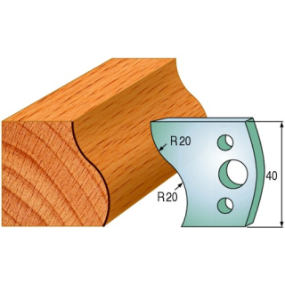 Profilový nůž 40×4 mm, profil č. 009