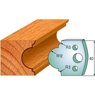 Profilový nůž 40×4 mm, profil č. 018