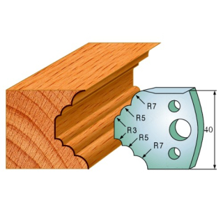 Profilový nůž 40×4 mm, profil č. 021