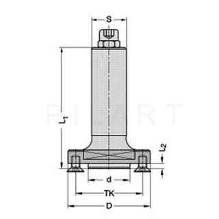 Upínací trn 30×90 mm, S25 JSO