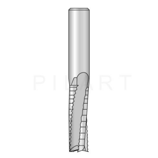 HM spirálová fréza GUHDO hrubovací 12×32×80 mm, S12, Z3, POZ., RH