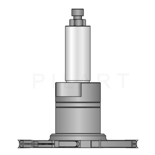 Stopková fréza s VBD ? 120×4,0-15,5×140 mm, Z4+2+4, S25, RH, GUHDO